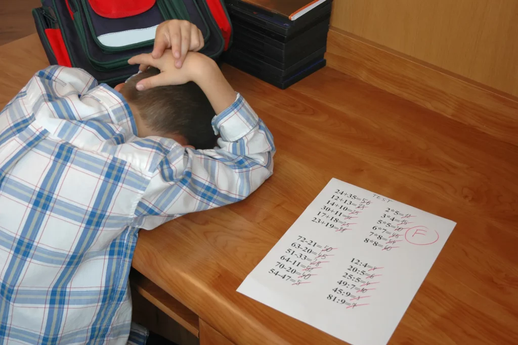 حلم الرسوب في الرياضيات