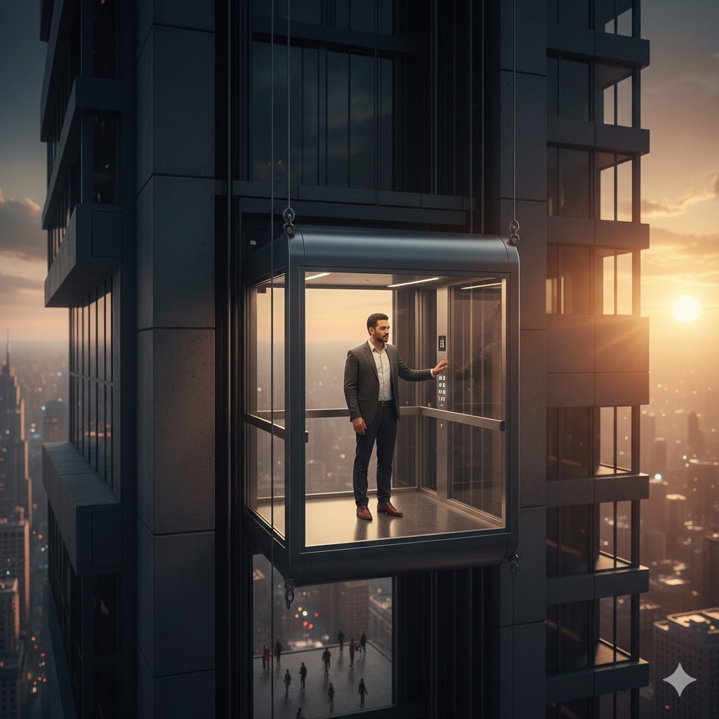 تفسير حلم المصعد المعلق والأسانسير المعطل في المنام للعزباء والمتزوجة والرجل